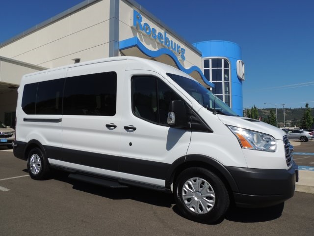 Pre Owned 2017 Ford Transit 350 Xlt 3d Medium Roof Wagon In Roseburg 72123 Roseburg Honda 7414